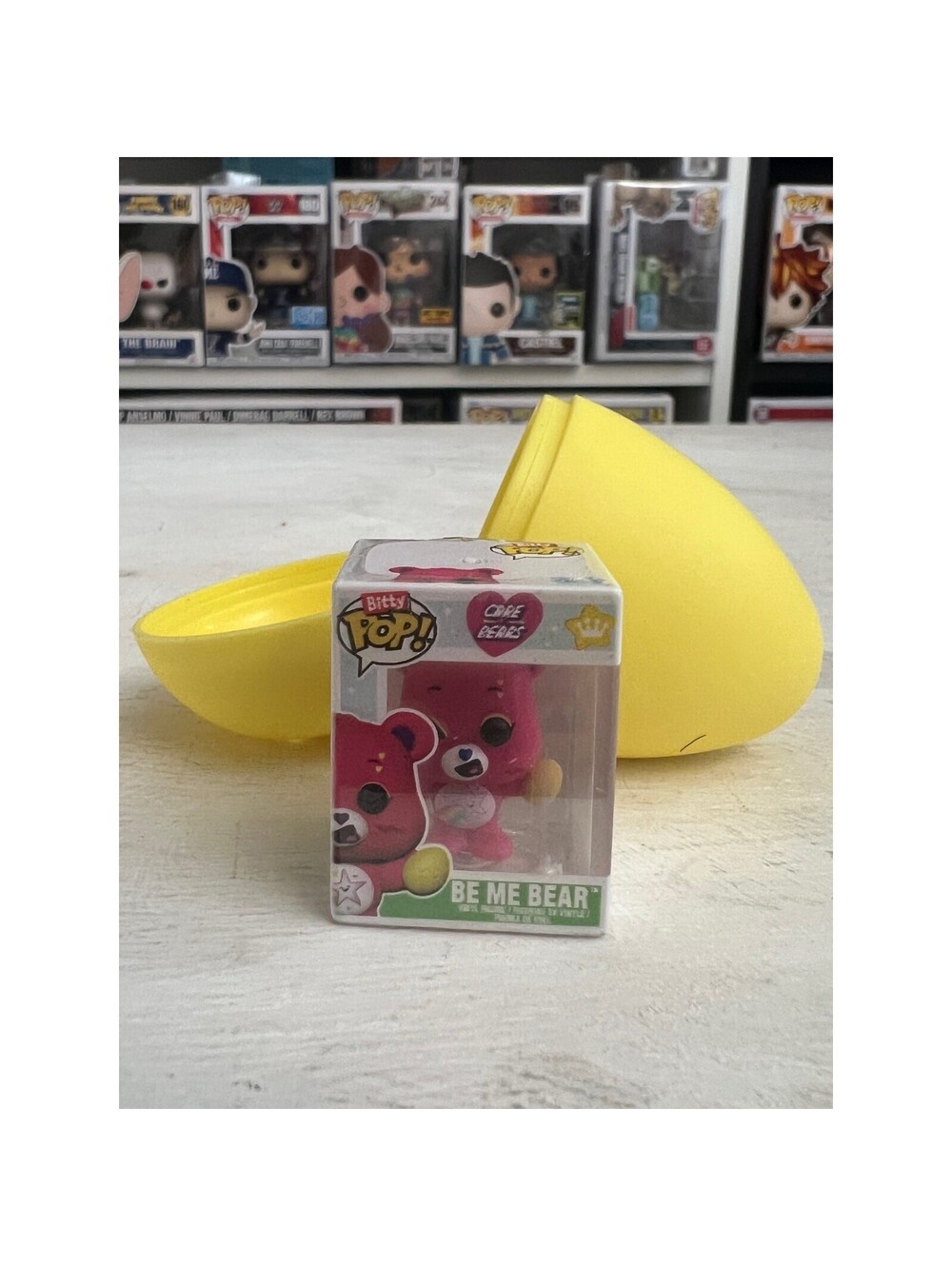 BITTY Be Me Bear Care Bears Easter Egg 1-Inch Funko Pop Animation Cartoons 80s